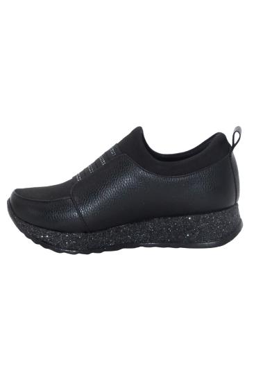 Bluefeet S655 Siyah Yüksek Taban Günlük Kadın Spor Ayakkabı