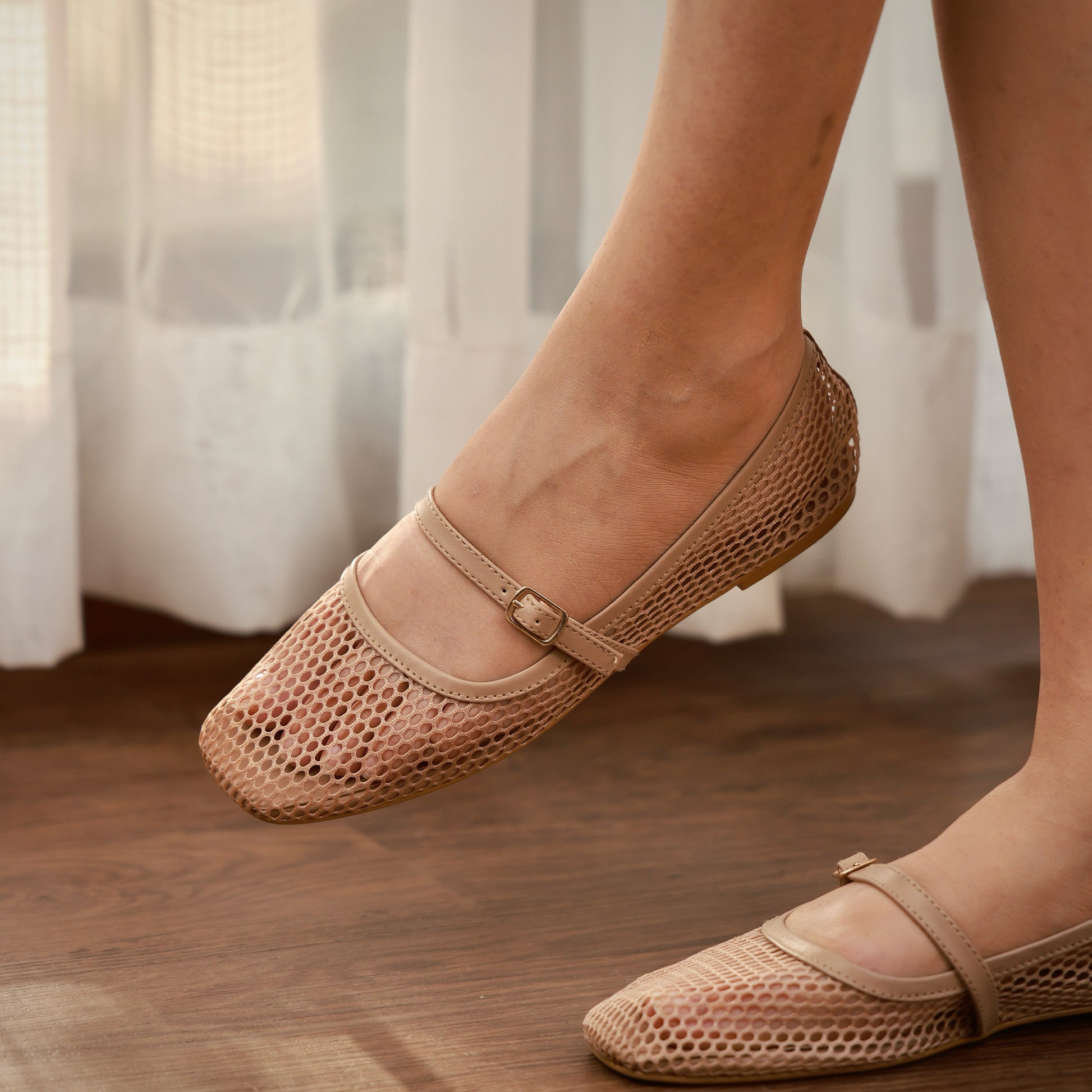 Skin Ballet Net Pumps