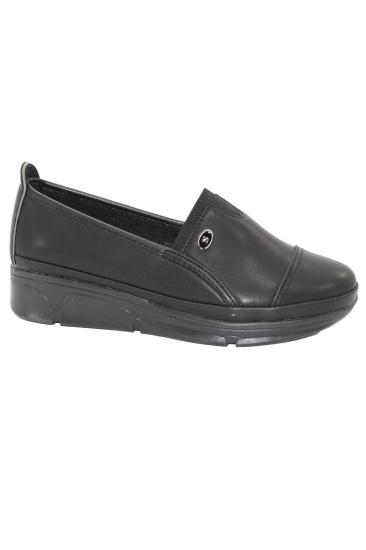 Bluefeet 0113 Siyah Rahat Taban Kadın Günlük Ayakkabı