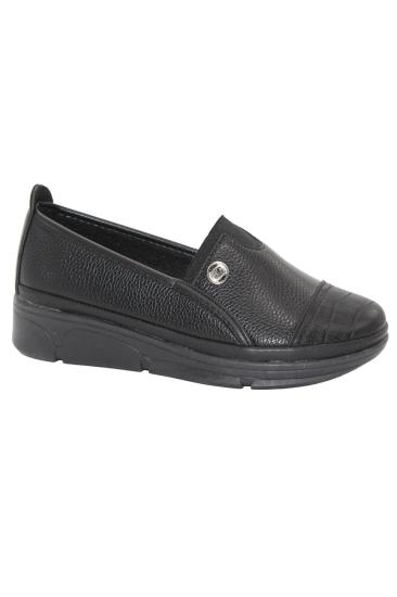 Bluefeet 0114 Siyah Rahat Taban Kadın Günlük Ayakkabı