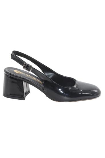 Bluefeet Mf302 Siyah Düz Kadın 6 Cm Topuklu Ayakkabı
