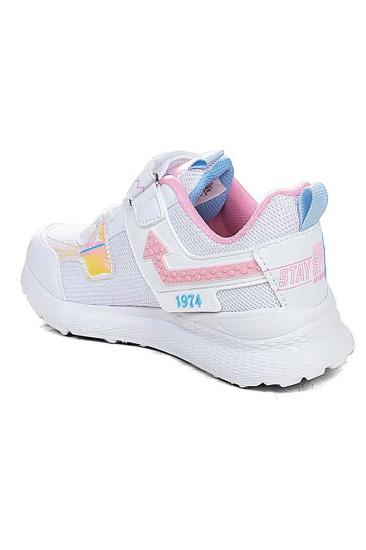 Bluefeet Als Beyaz Pembe Günlük Kız Çocuk Spor Ayakkabı