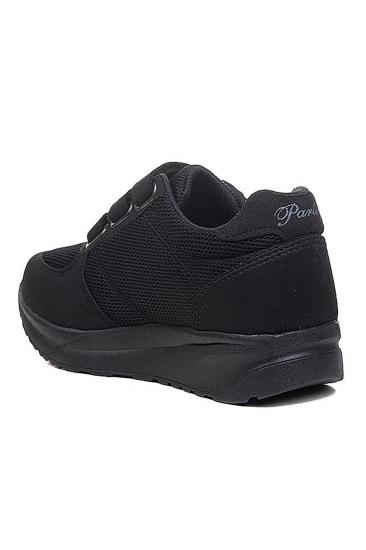 Bluefeet Ply Siyah Fileli Cırtlı Kadın Spor Ayakkabı