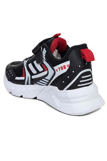 Bluefeet Lft Siyah Kırmızı Günlük Fileli Erkek Çocuk Spor Ayakkabı