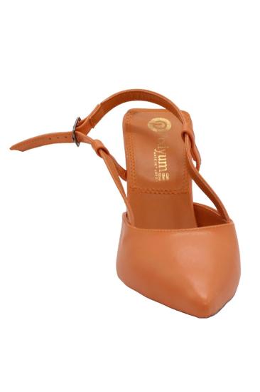 Bluefeet S044 Turuncu Günlük 9 Cm Klasik Topuk Kadın Ayakkabı