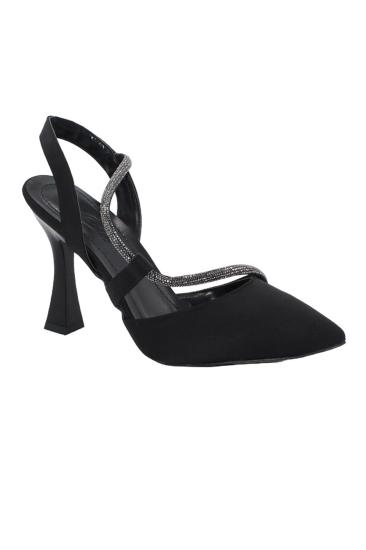 Bluefeet K040 Siyah Günlük 9 Cm Klasik Topuk Kadın Ayakkabı