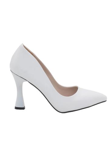 Bluefeet S58 Beyaz 8 Cm Sivri Burun Kadın Stiletto Ayakkabı