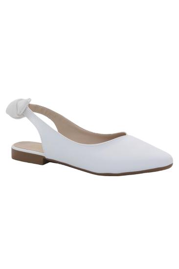 Bluefeet B03Y Beyaz Günlük Rahat Taban Kadın Babet Ayakkabı