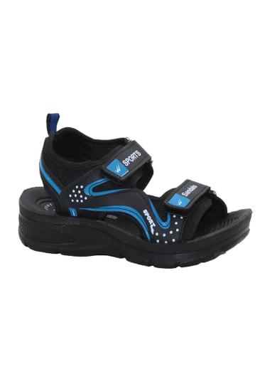 Bluefeet S20 Siyah Mavi Günlük Erkek Çocuk Sandalet Ayakkabı