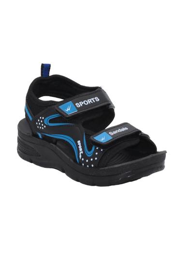 Bluefeet S20 Siyah Mavi Günlük Erkek Çocuk Sandalet Ayakkabı