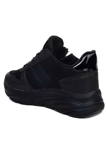 Bluefeet Acp Siyah Fermuar Bağcıklı Kadın Spor Ayakkabı
