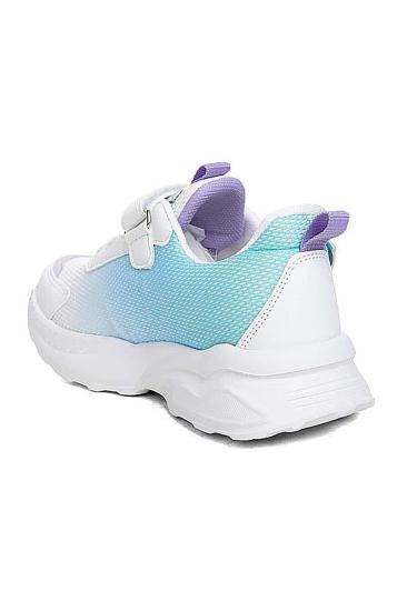 Bluefeet Tmw Beyaz Lila Fileli Günlük Kız Çocuk Spor Ayakkabı