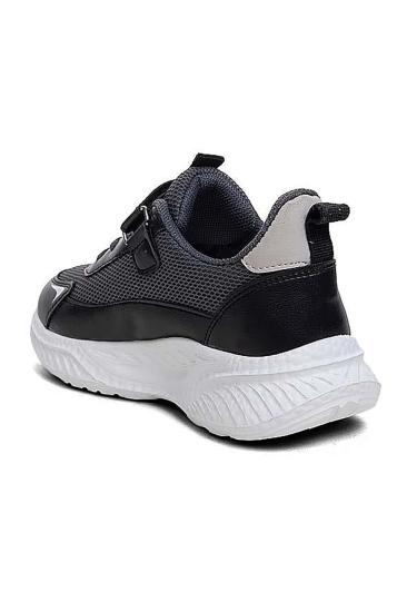 Bluefeet Spl Siyah Füme Fileli Erkek Çocuk Günlük Spor Ayakkabı