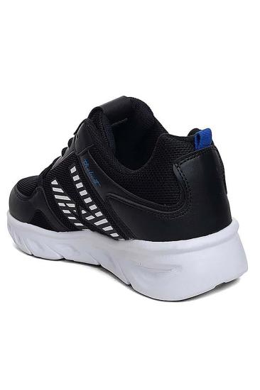Bluefeet Ltn Siyah Beyaz Rahat İç Taban Erkek Spor Ayakkabı
