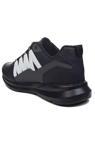 Bluefeet Xlg Siyah Beyaz Büyük Numara Erkek Spor Ayakkabı